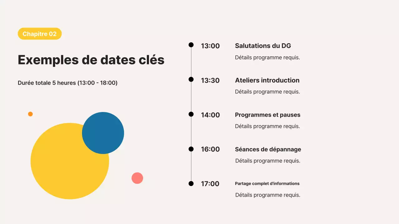 Beige Modern A propos de nous Description