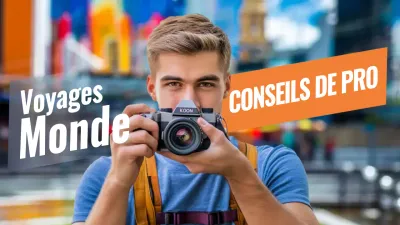 guide de voyage moderne et coloré