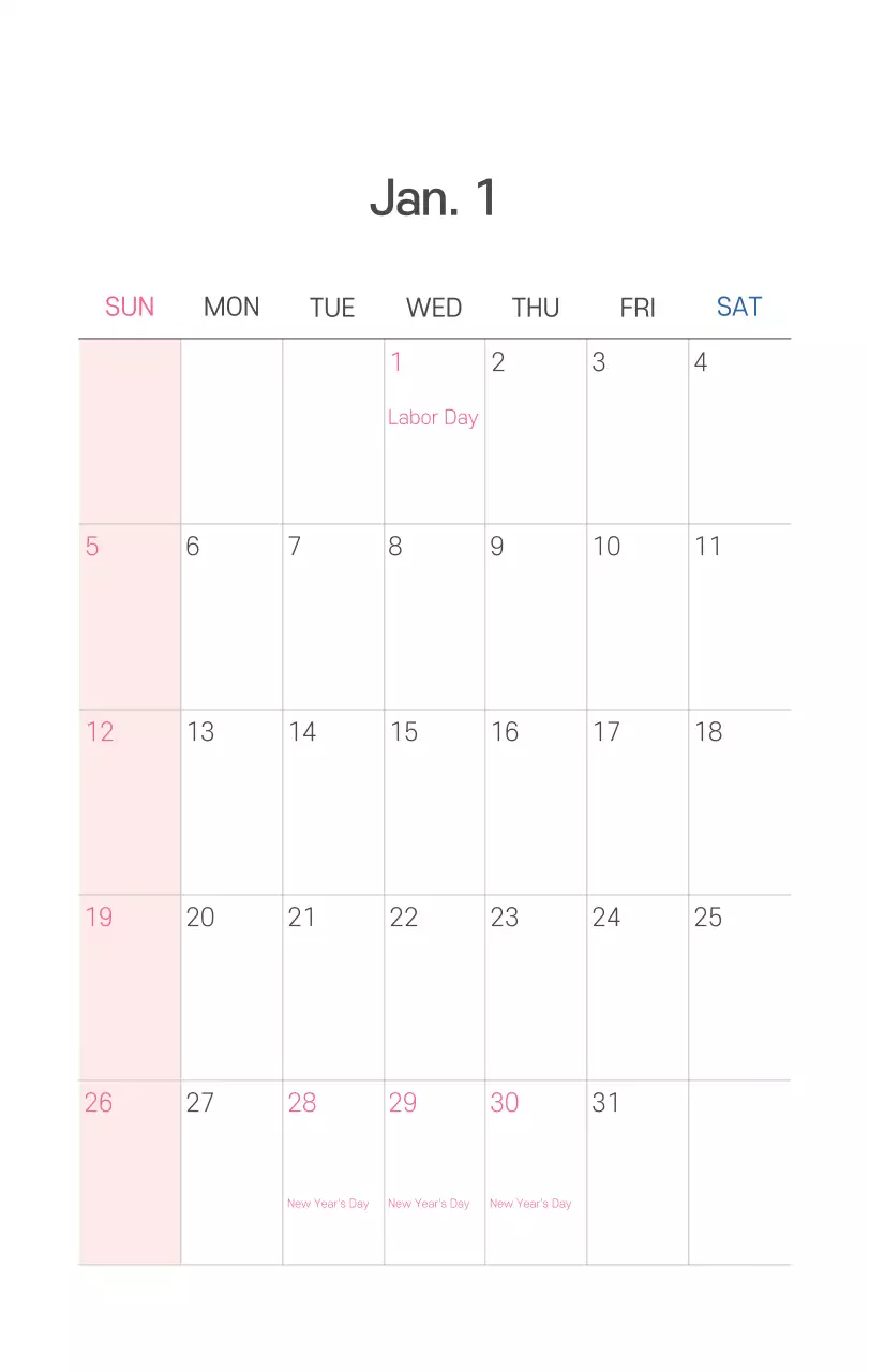 Ilustrasi gereja yang bersih dengan warna pastel