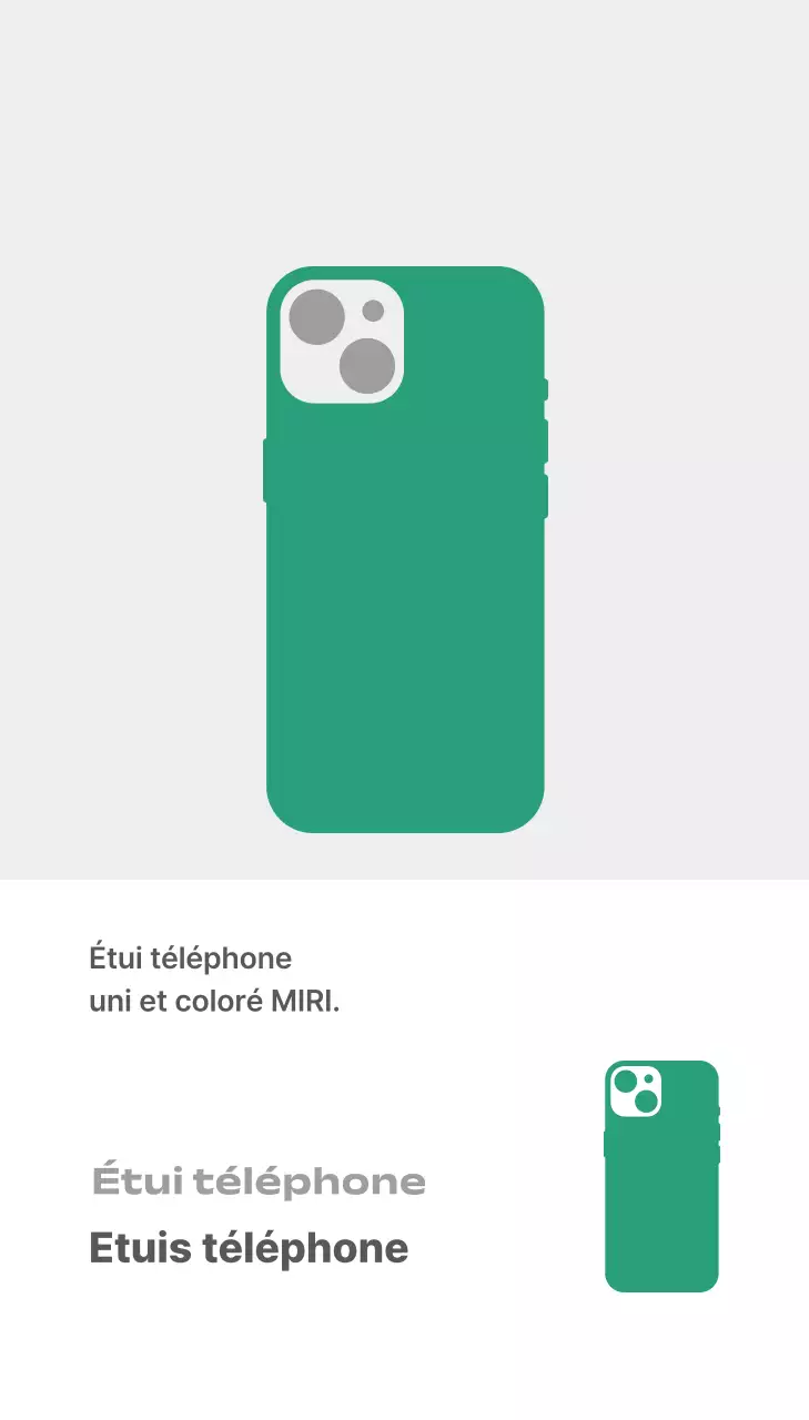 Papeterie grise simple annonce mercerie