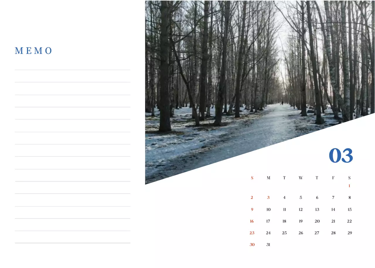 Kalender Rumah Sakit Modern Biru