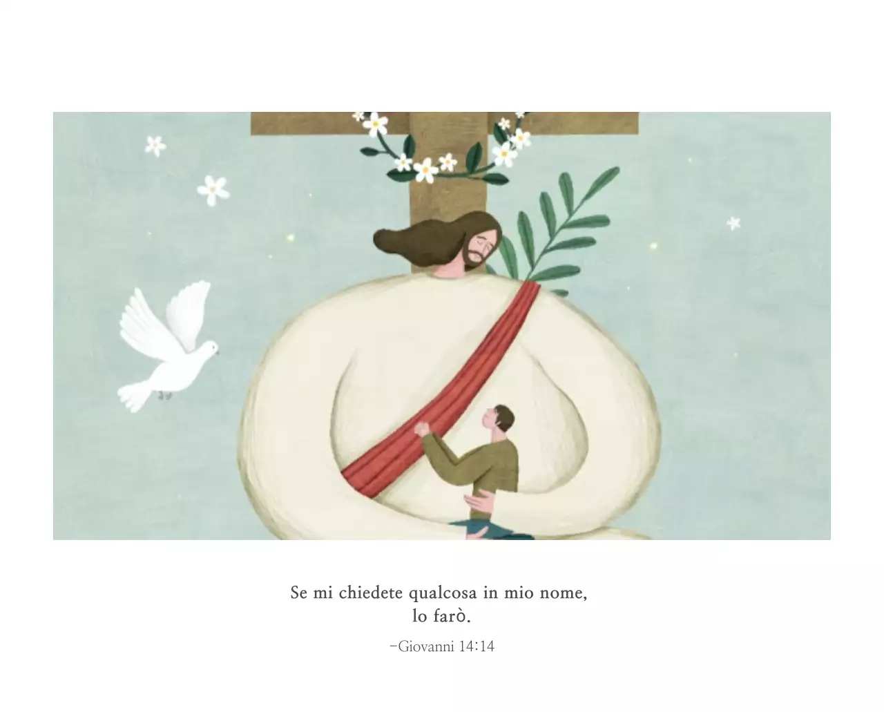 Chiesa illustrazione pulita pastello