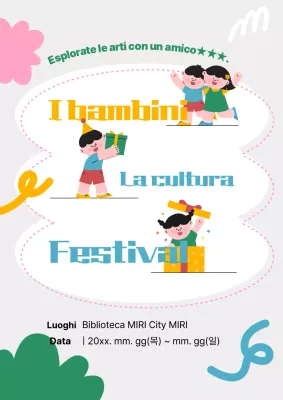 Guida al festival del giallo e dell'azzurro per bambini