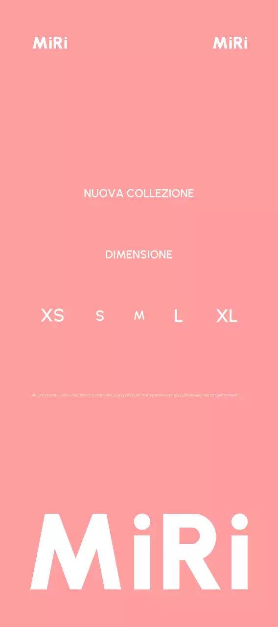 Annuncio di moda moderna in rosa