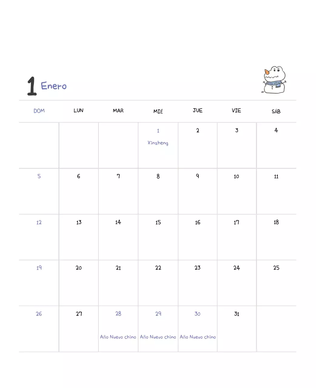Un calendario con un bonito concepto de ilustración de Ago