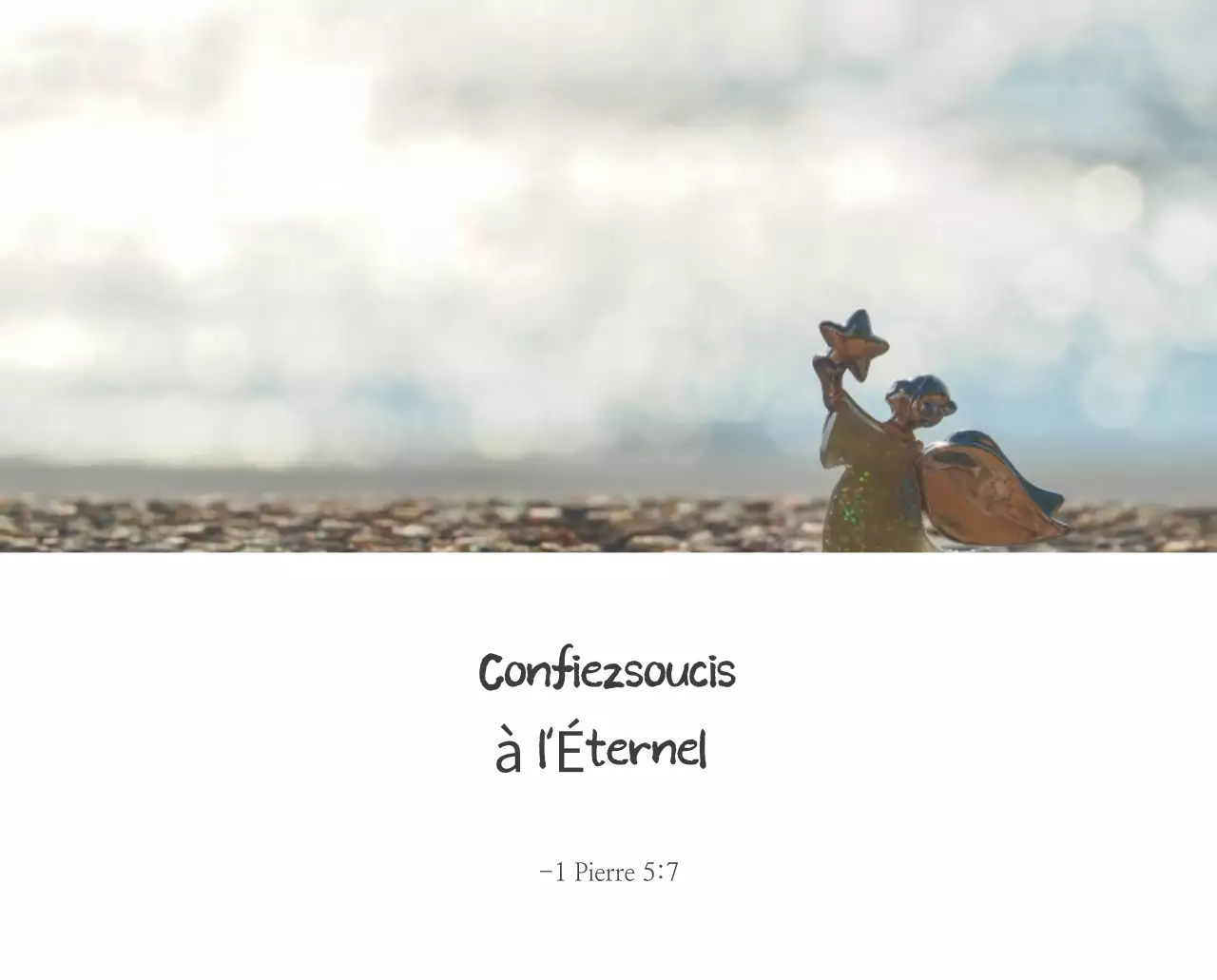 Calligraphie simple Promotion de l'église biblique