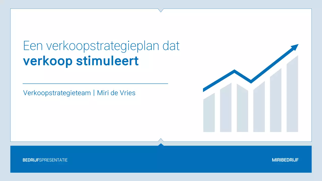 Blue Modern Zakelijke Prospectus