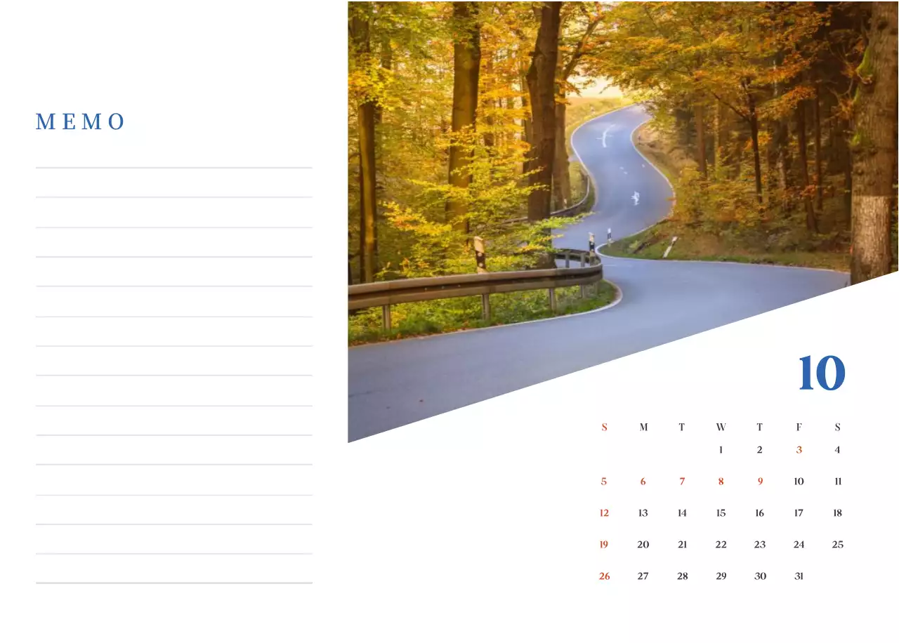 Blauwe moderne ziekenhuiskalender