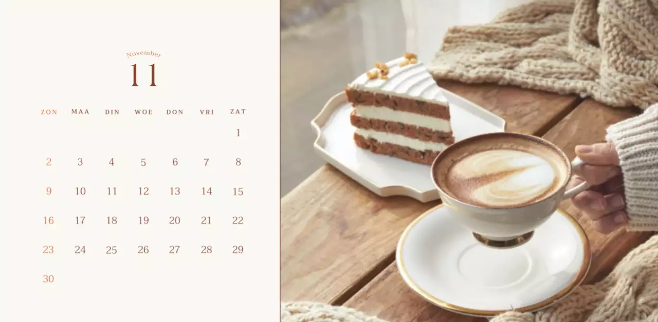 Promote Beige Vintage Café