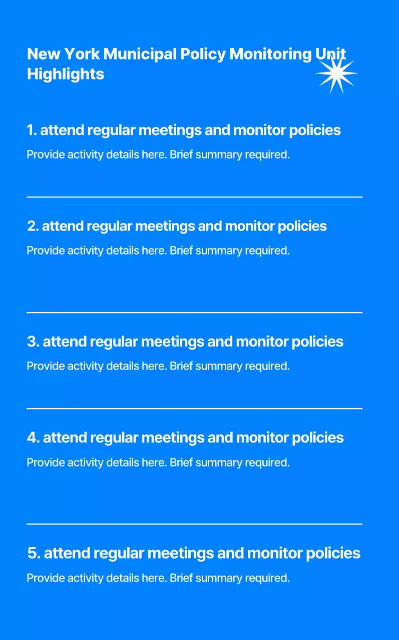 Mempromosikan perekrutan ke dalam Kelompok Pemantau Kebijakan Modern Biru