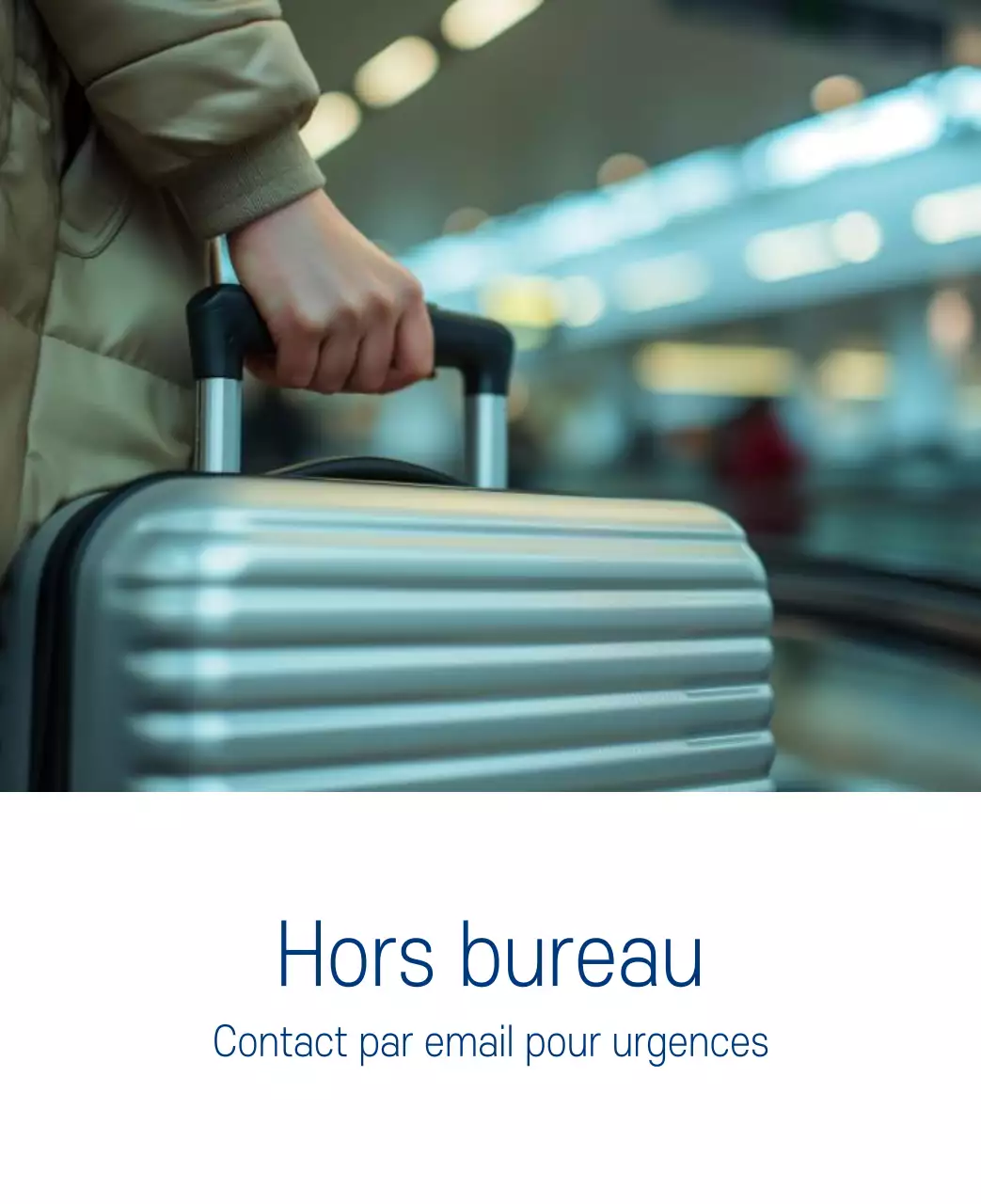 Calendrier promotionnel d'hôpital simple blanc marine