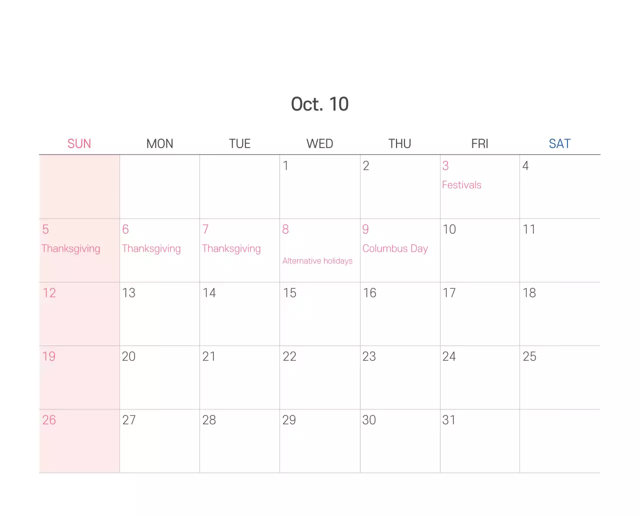 Ilustrasi gereja yang bersih dengan warna pastel