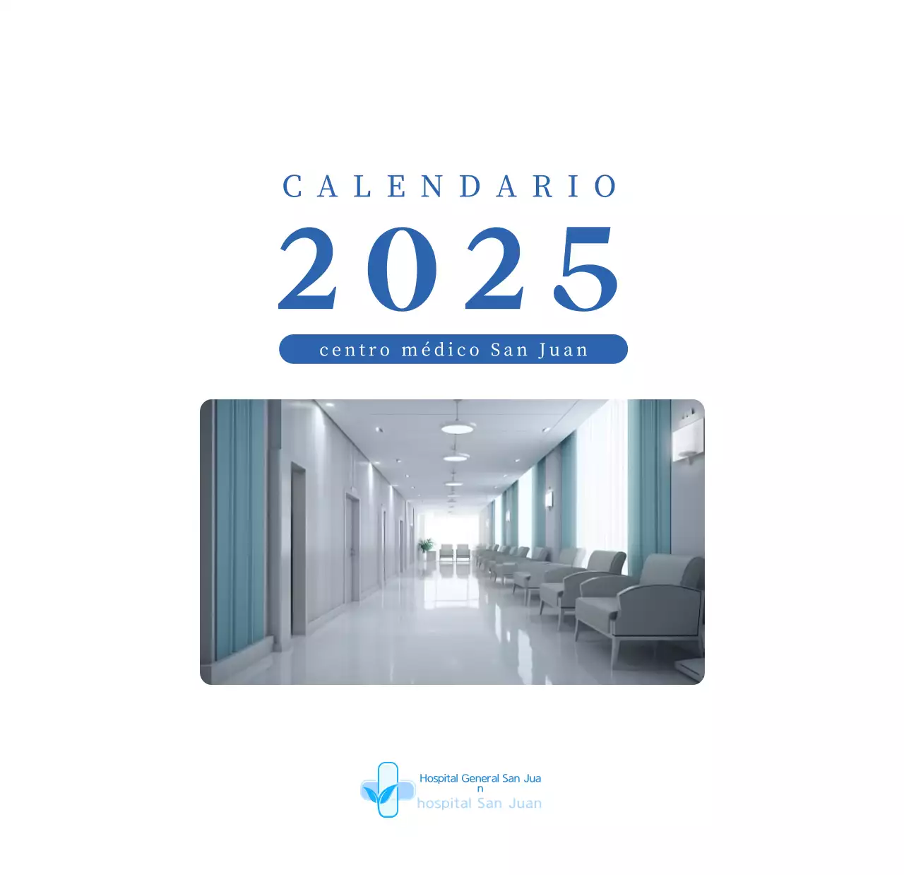 Calendario del Hospital Moderno Azul