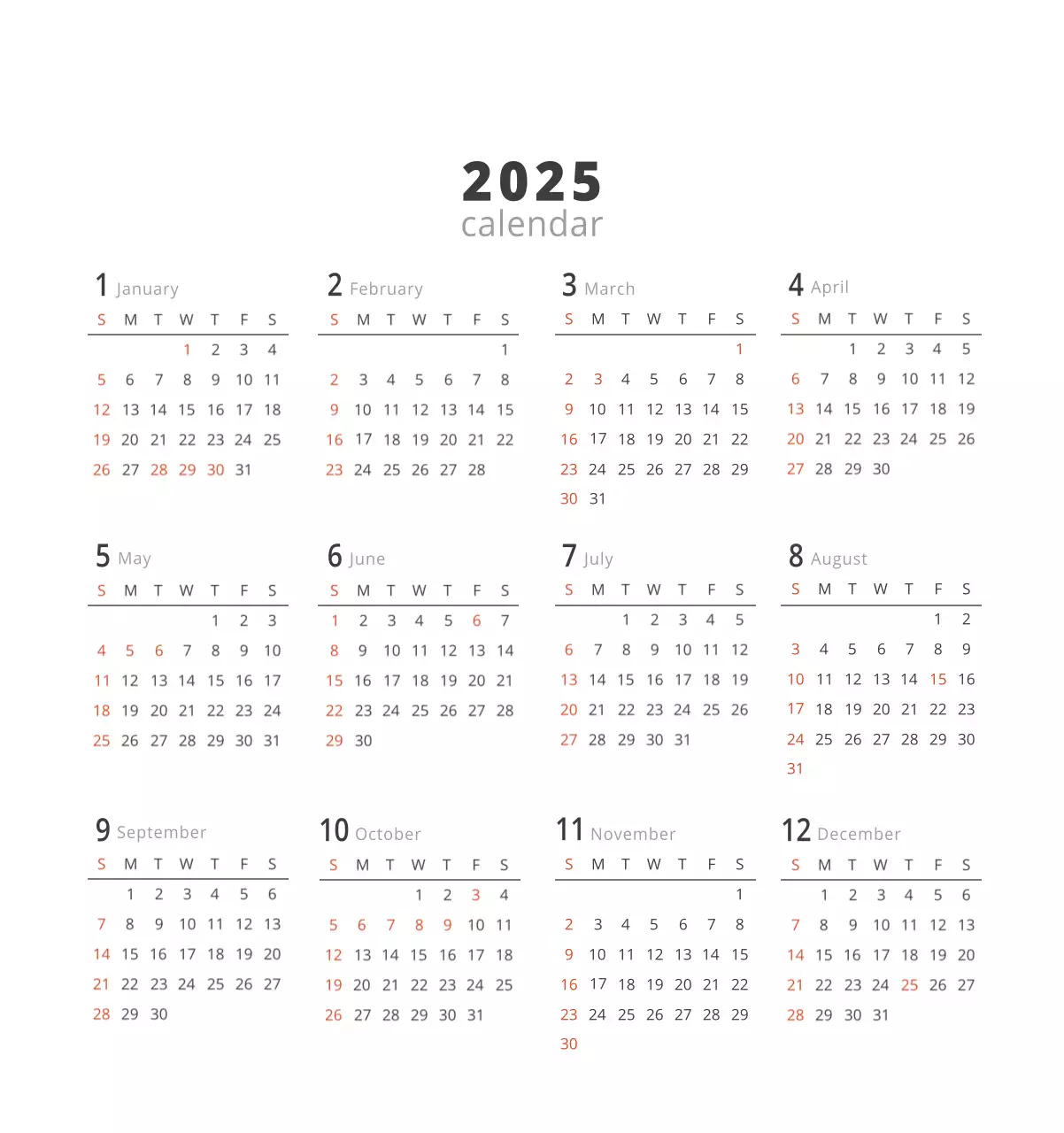 Kalender interior minimalis berwarna krem