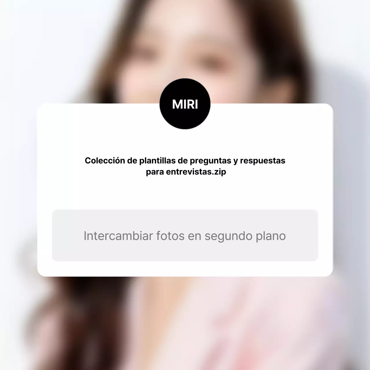 Documentación de la entrevista simple blanca