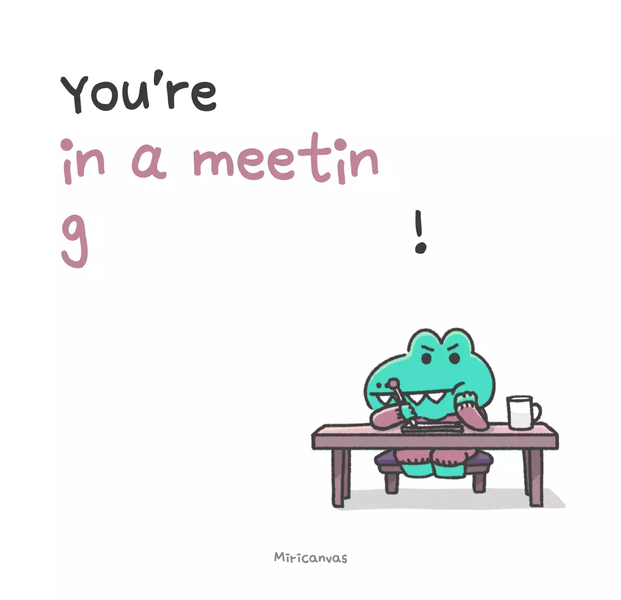 Kalender dengan konsep ilustrasi Ago yang lucu