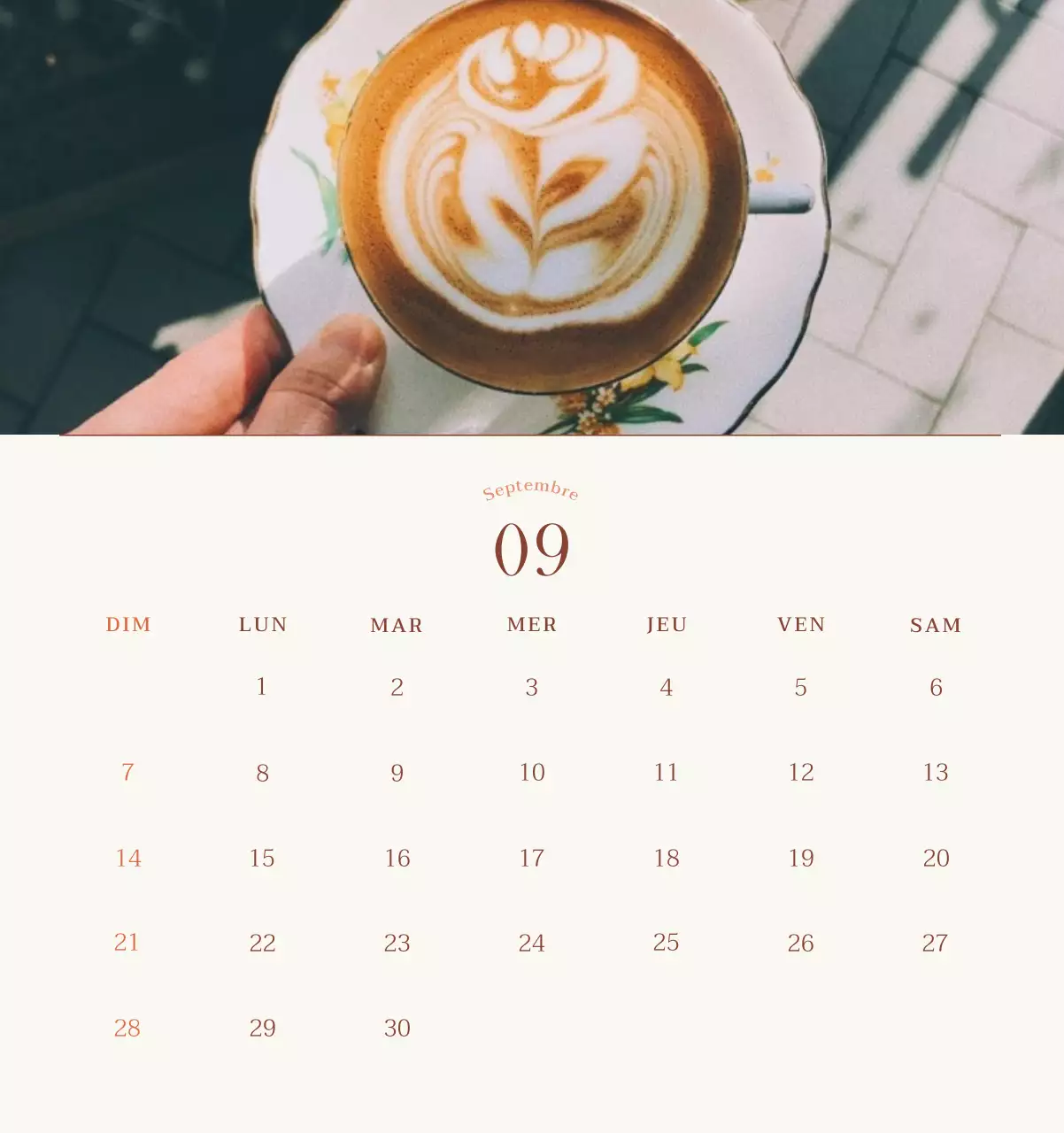 Promouvoir Beige Vintage Cafe