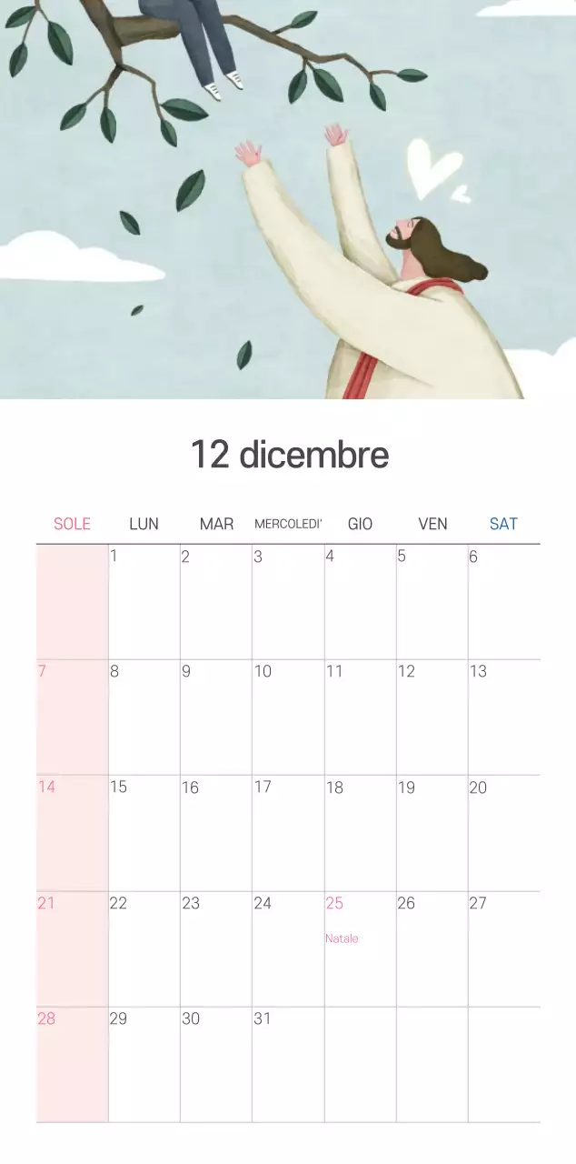 Chiesa illustrazione pulita pastello