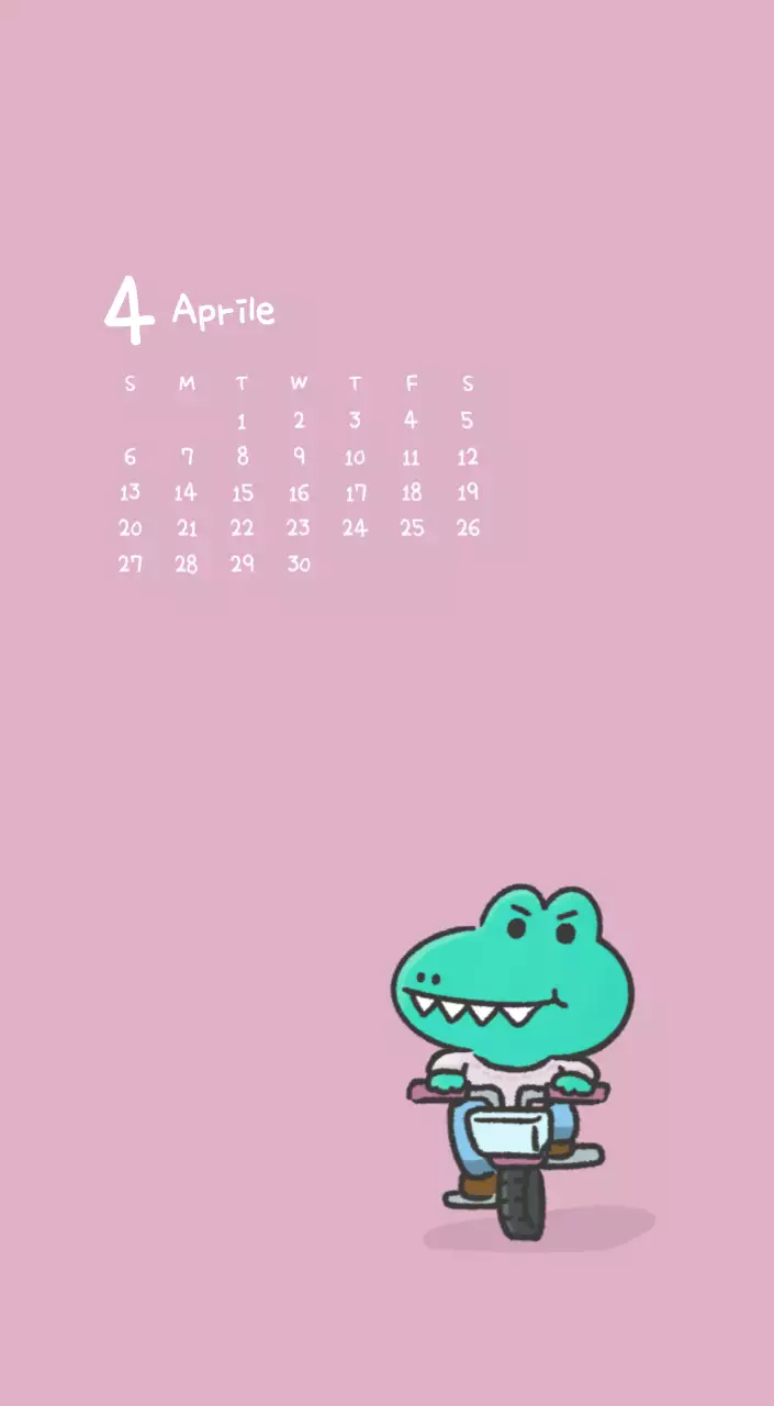 Un calendario con un simpatico concetto di illustrazione di Ago