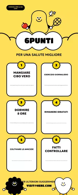 guida gialla allo stile di vita sano e semplice