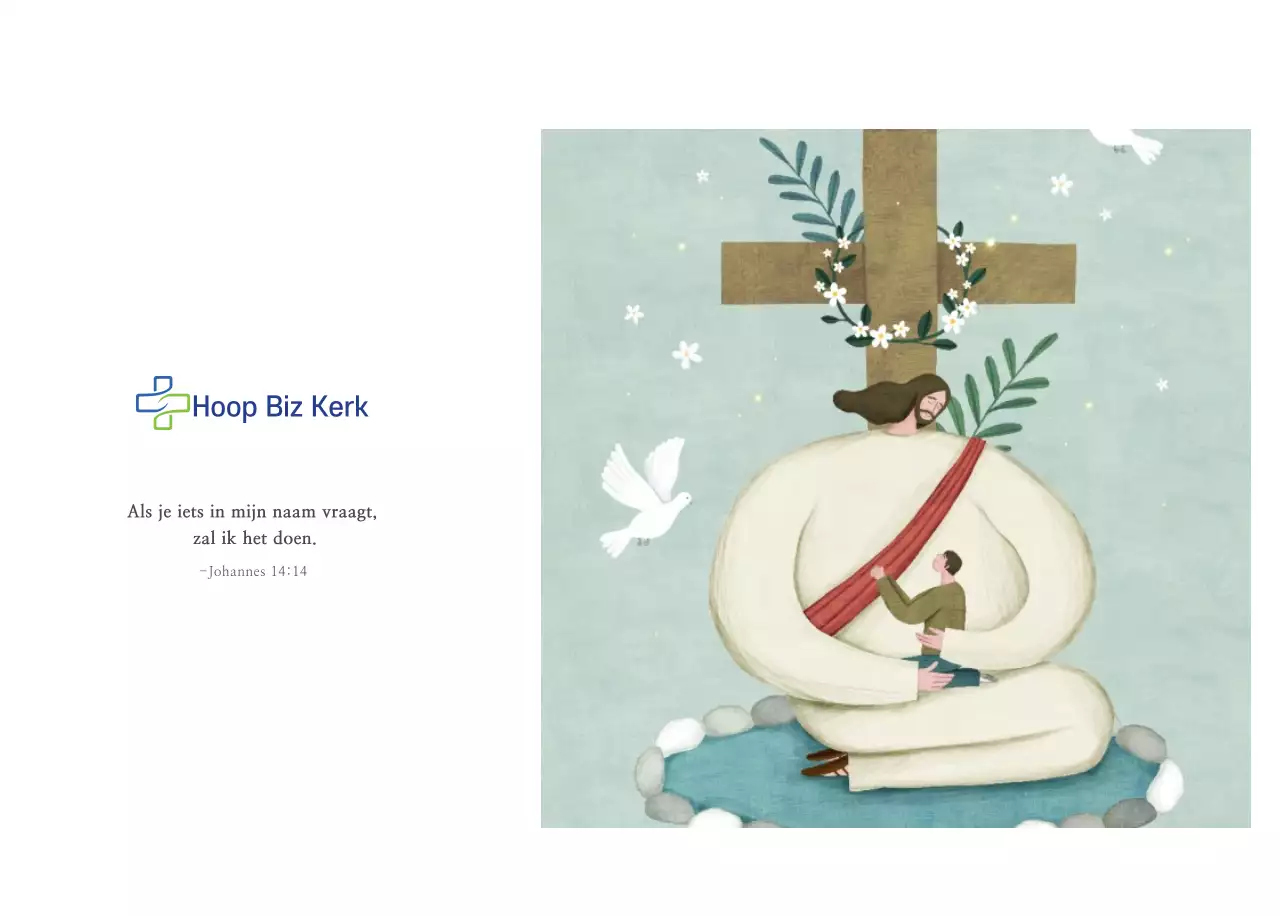 Pastel schone illustratie kerk