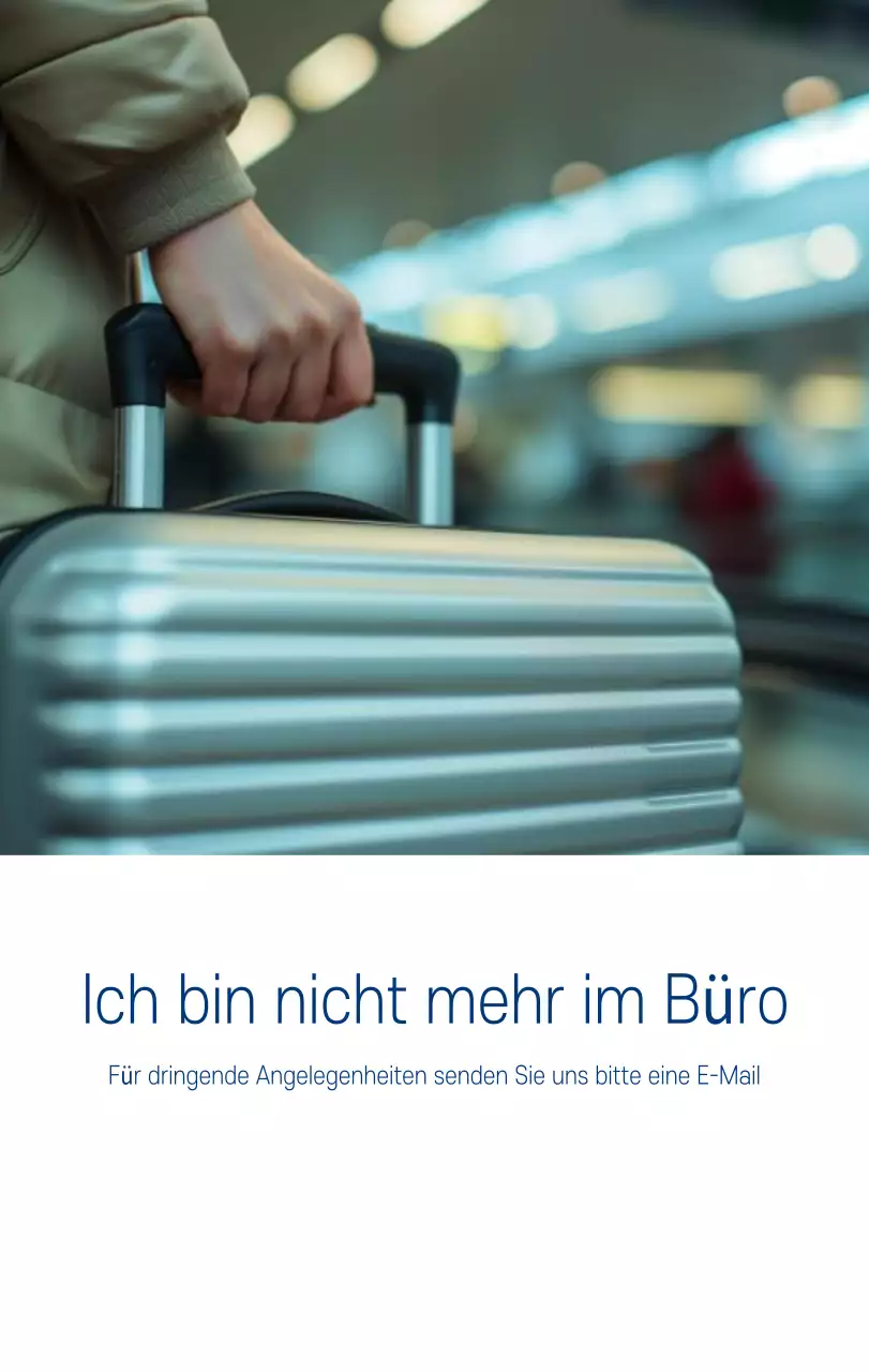 Marineblauer einfacher Krankenhaus-Werbekalender