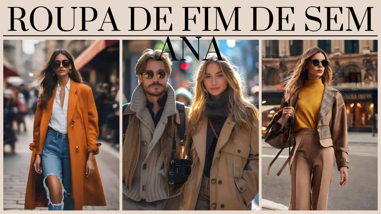 Anúncio de moda bege na moda