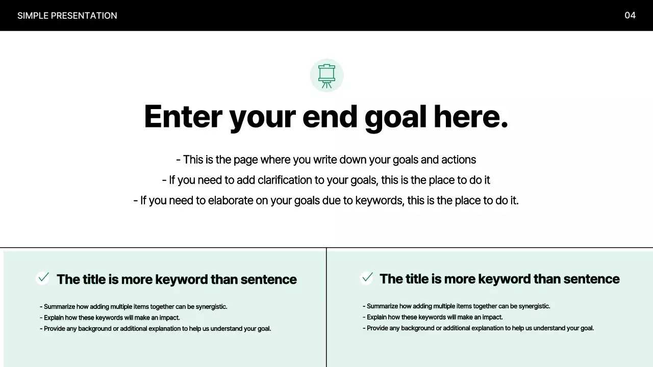 Black Minimal Business Presentation