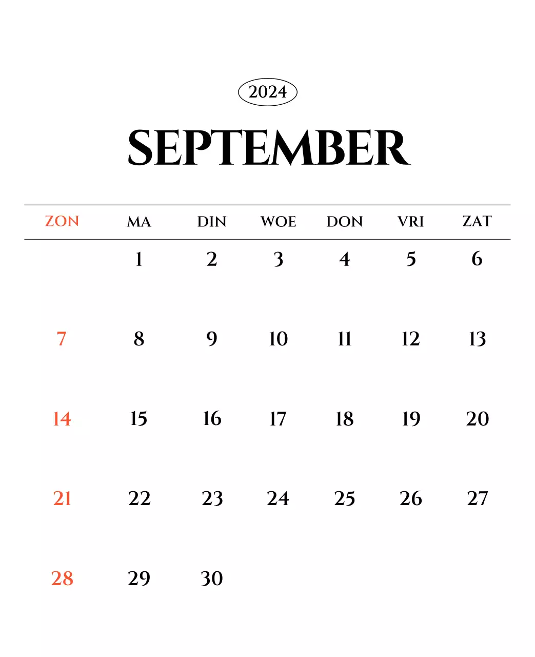 Eenvoudige kalender met zwart-wit emotionele reisfotografie concept