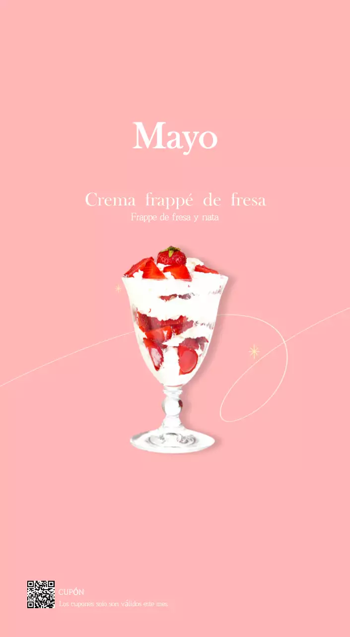 Un moderno calendario de cafeterías con recomendaciones para la bebida del mes