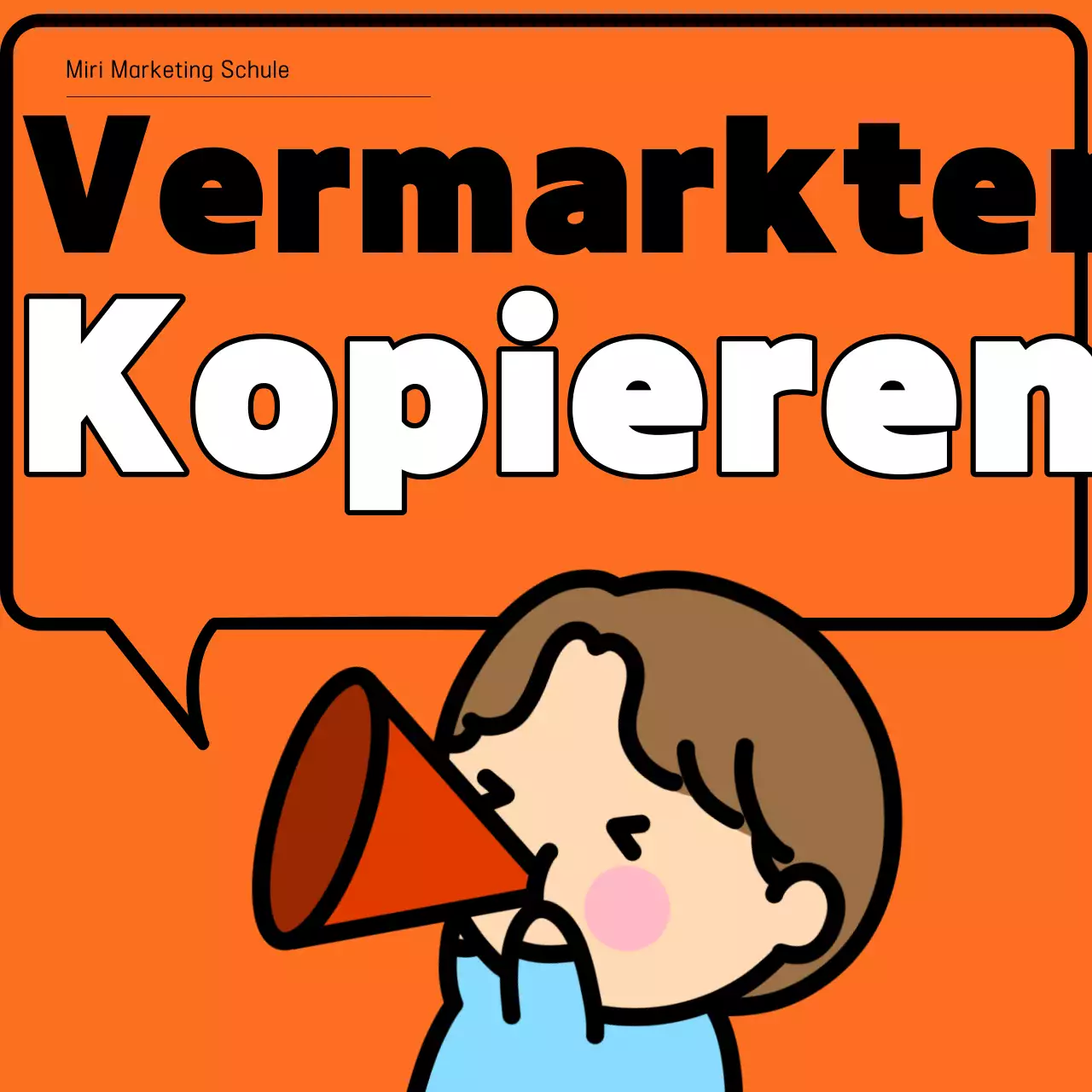 Orange Pop Marketing-Anzeige