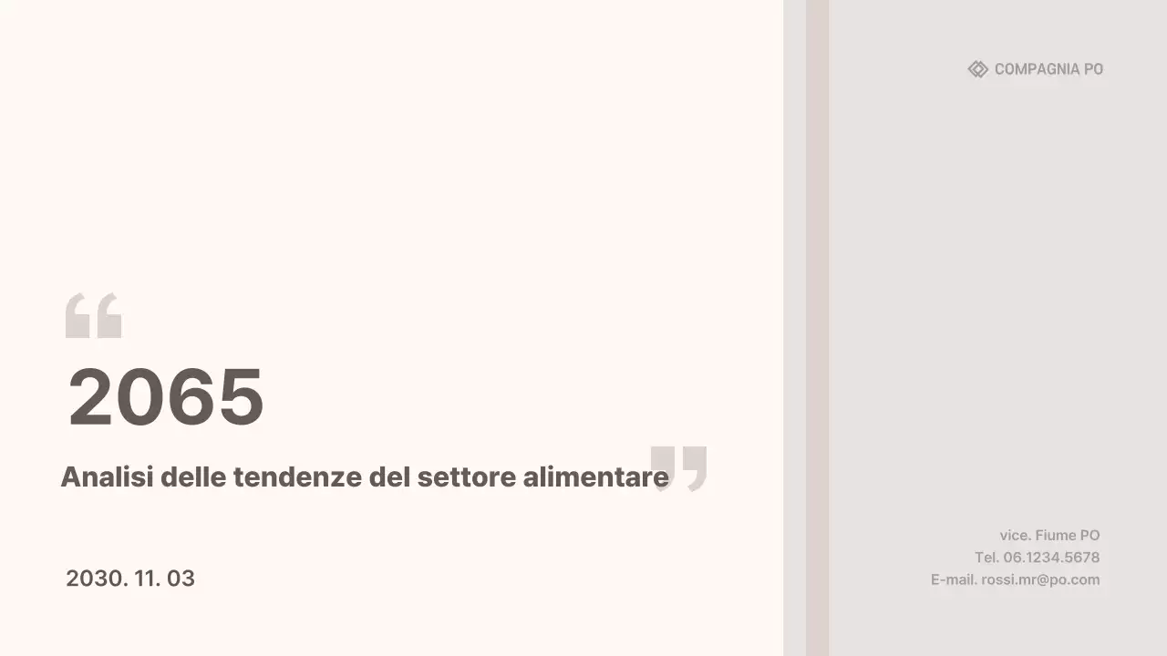 Analisi dell'industria moderna del beige