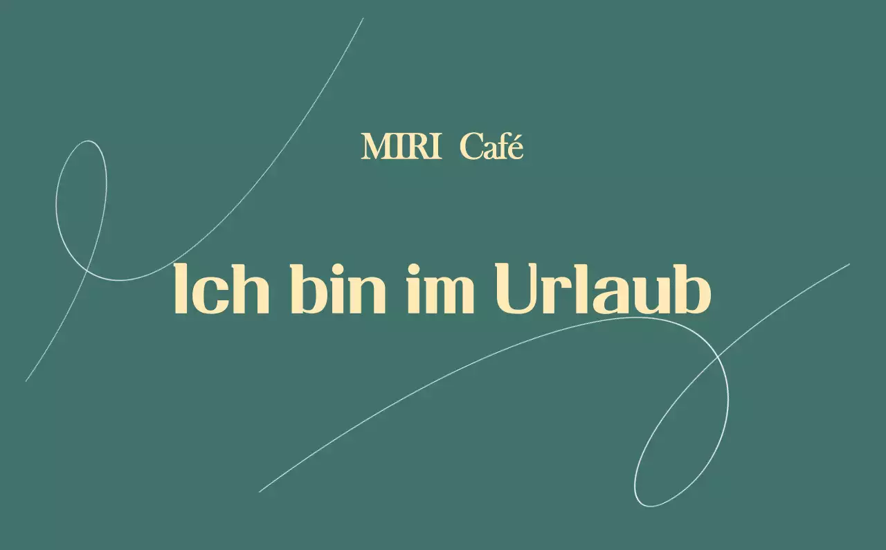Ein moderner Café-Kalender mit Empfehlungen für das Getränk des Monats