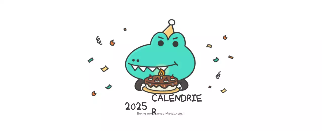 Un calendrier avec un concept d'illustration Ago mignon