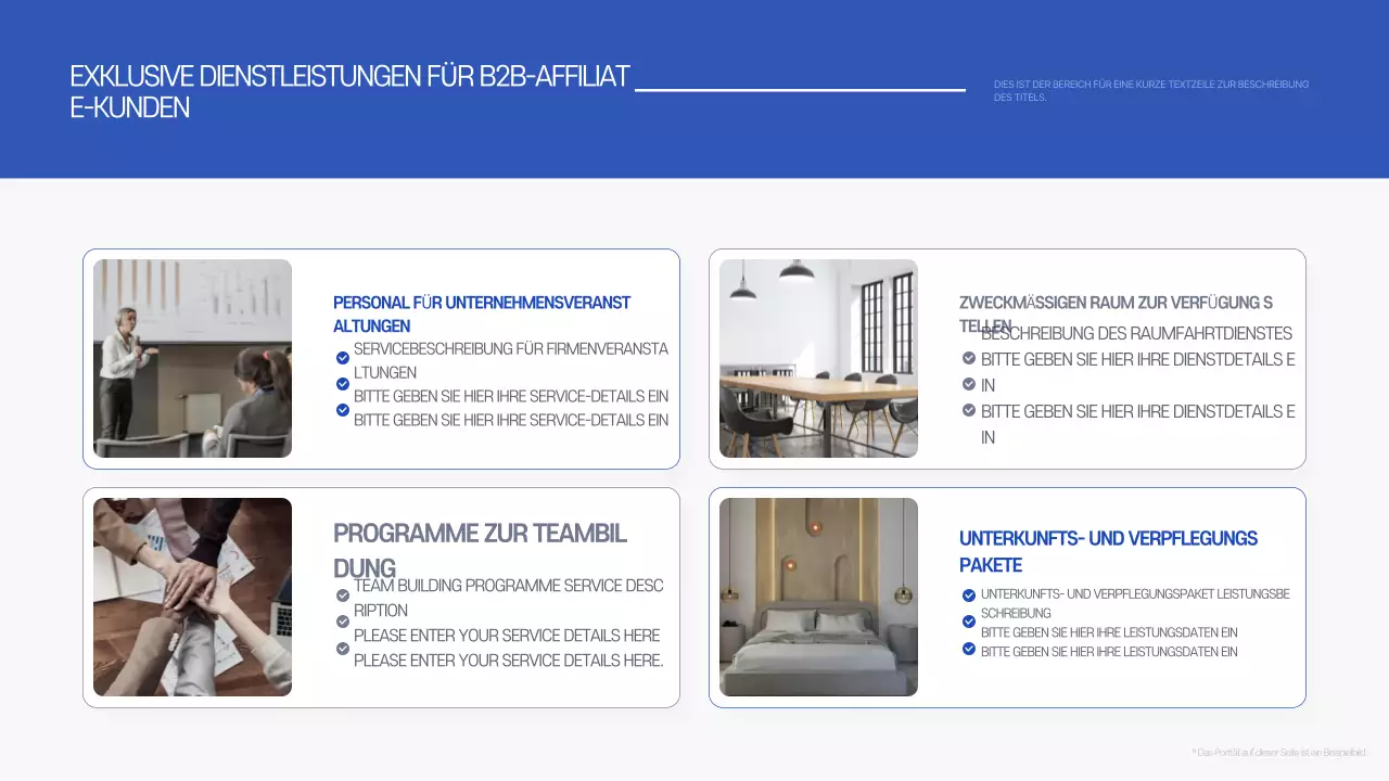 Farang Modern Resort - Vorschlag für eine Partnerschaft