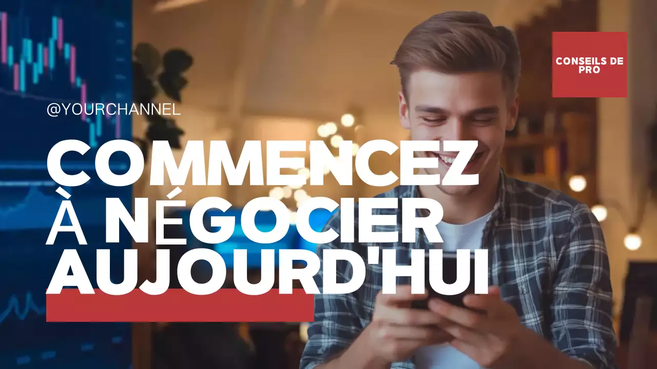 red modern trading promotion