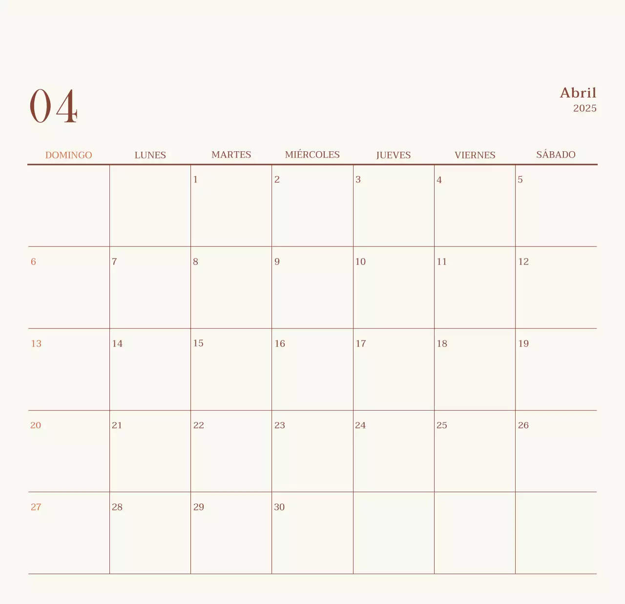 Promover Beige Vintage Cafe