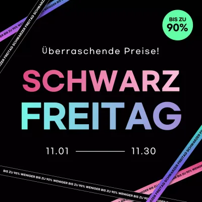 Black Modern Sale Veranstaltung