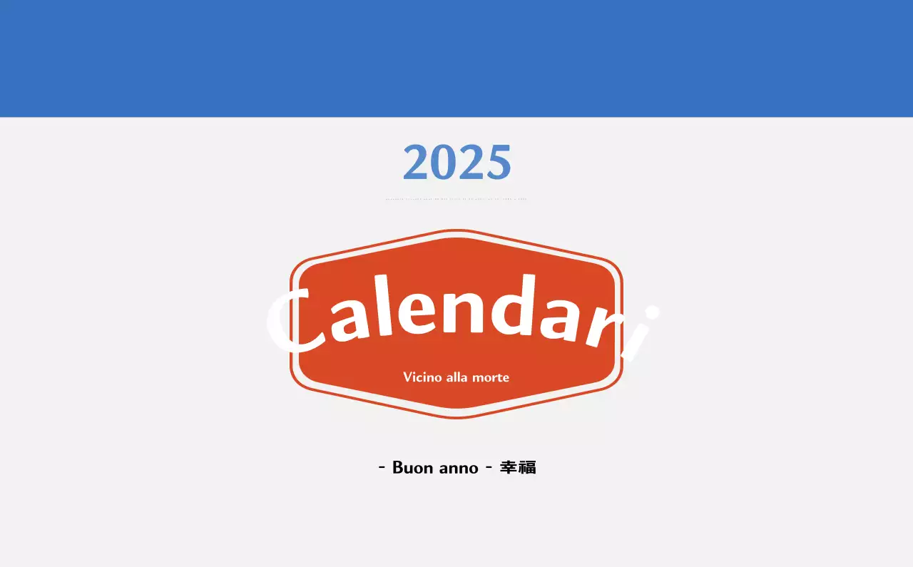 Calendario della memoria di concezione retrò in rosso