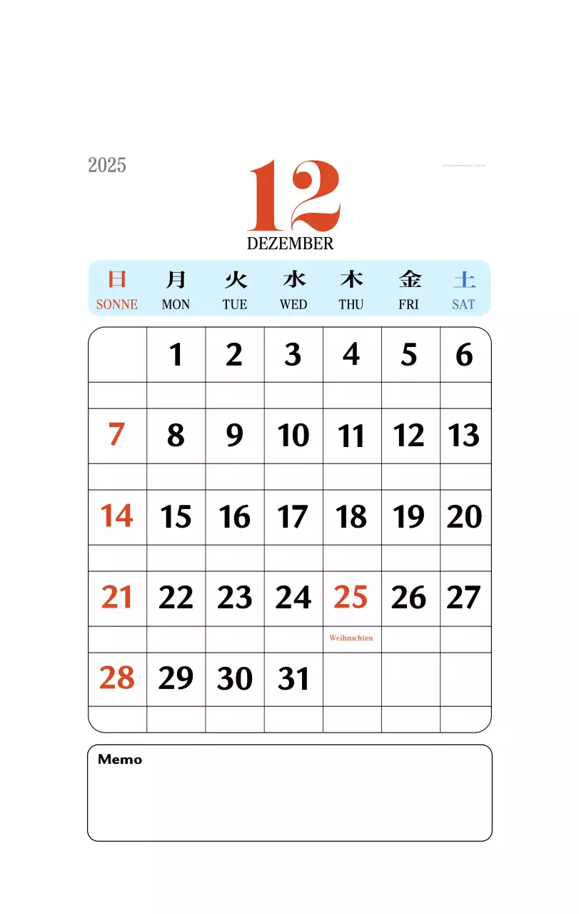Retro-Konzept Erinnerungskalender in rot
