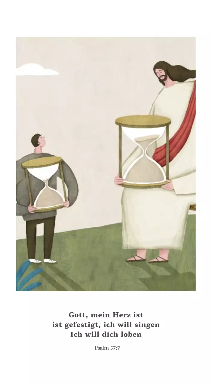 Pastell saubere Illustration Kirche