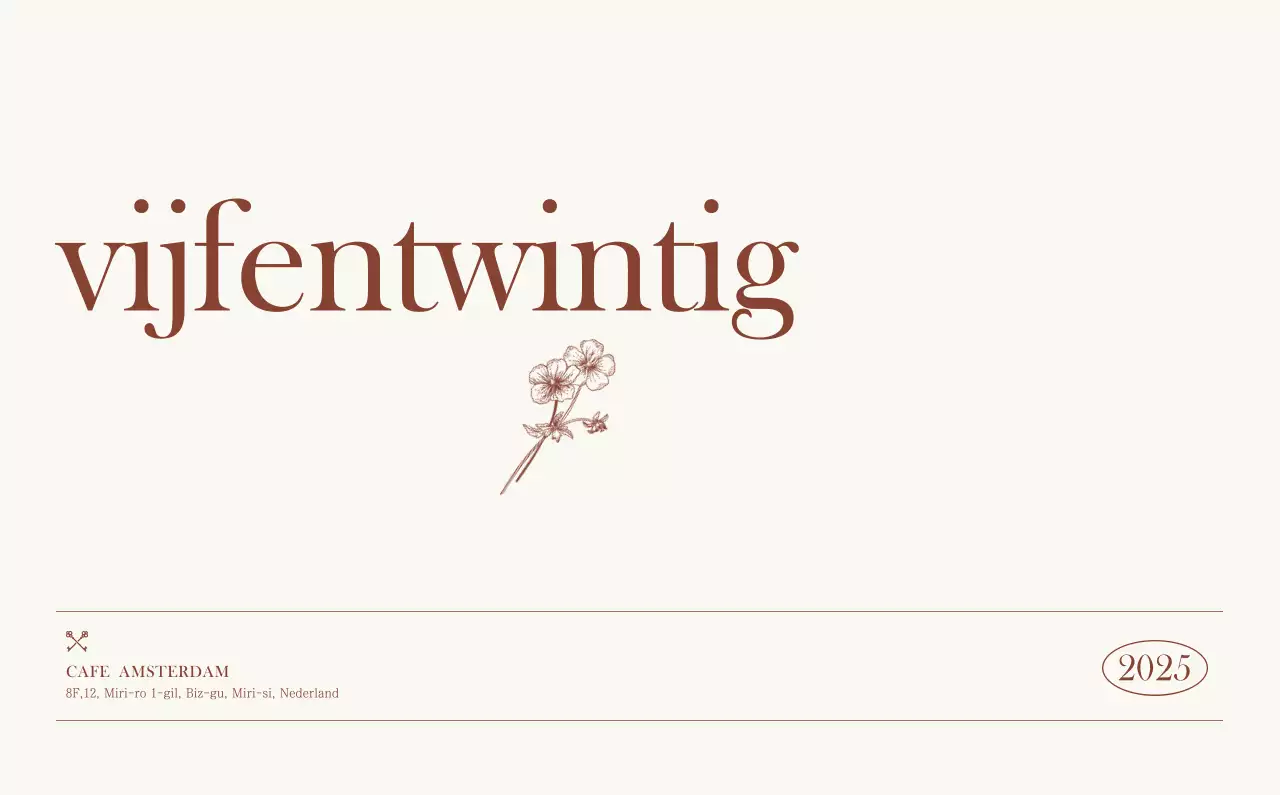 Promote Beige Vintage Café