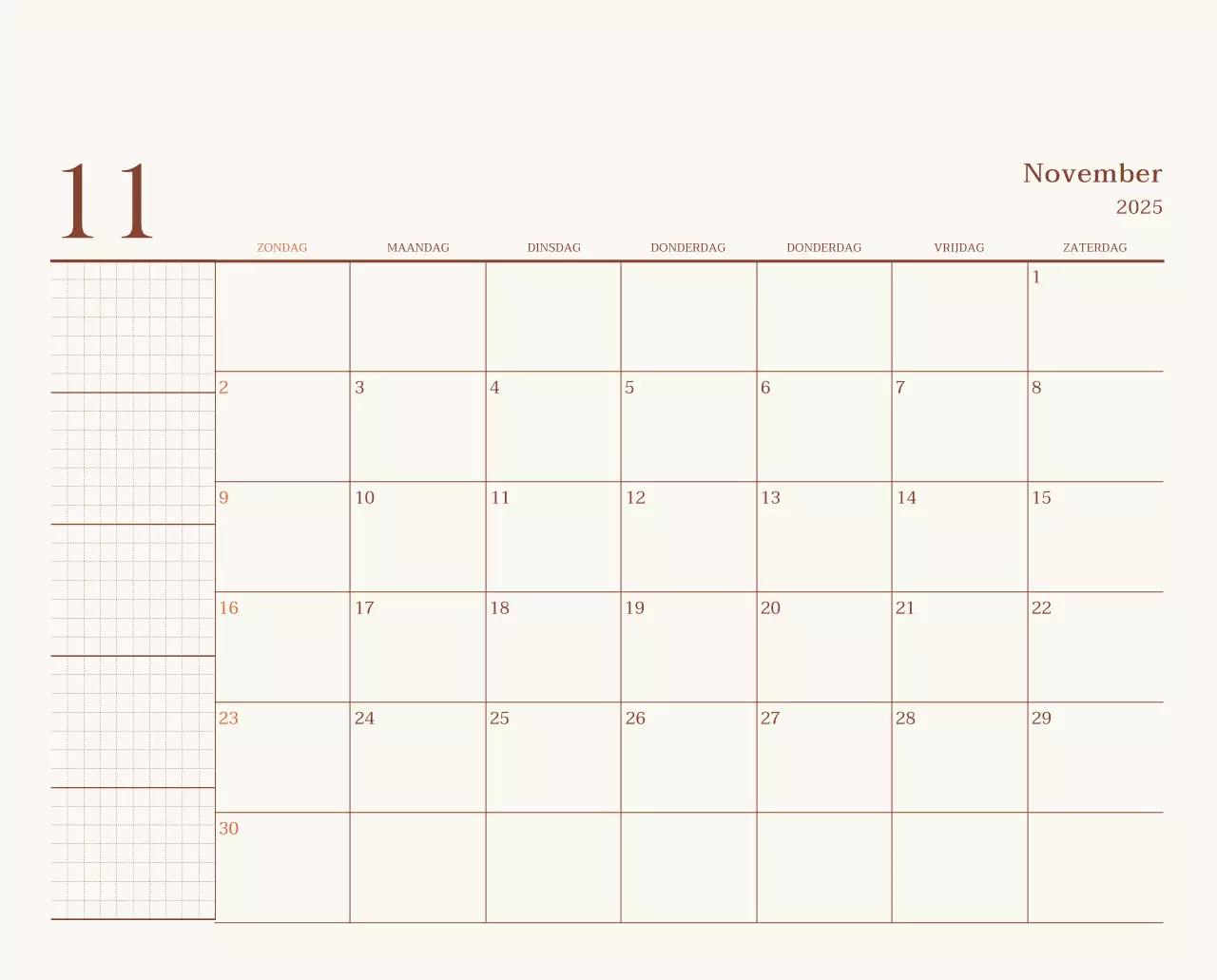 Promote Beige Vintage Café