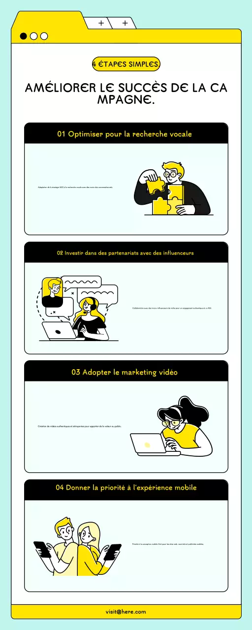 yellow modern marketing guide