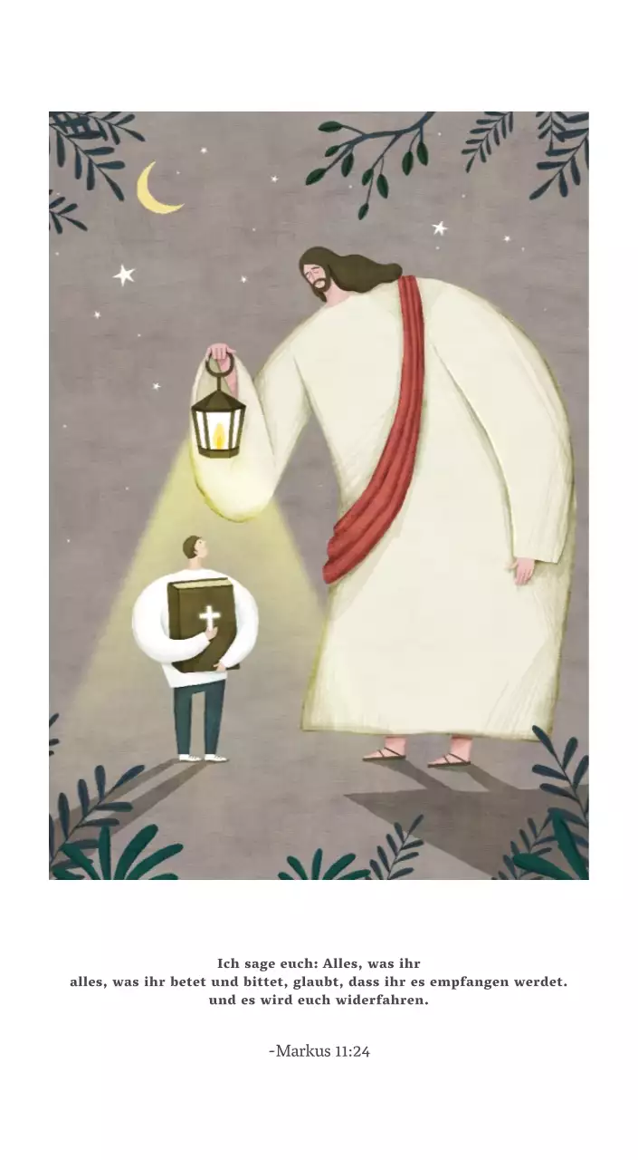 Pastell saubere Illustration Kirche