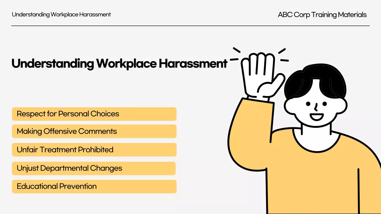 Blue Simple Workplace Training Presentation