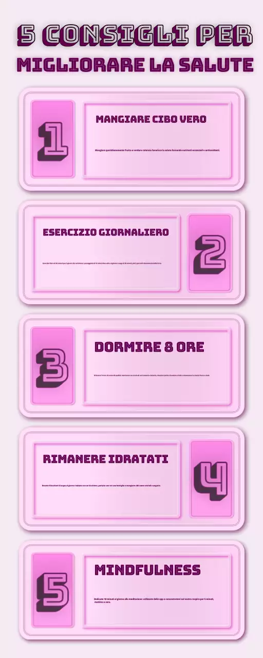 Guida alle abitudini di base della salute in rosa