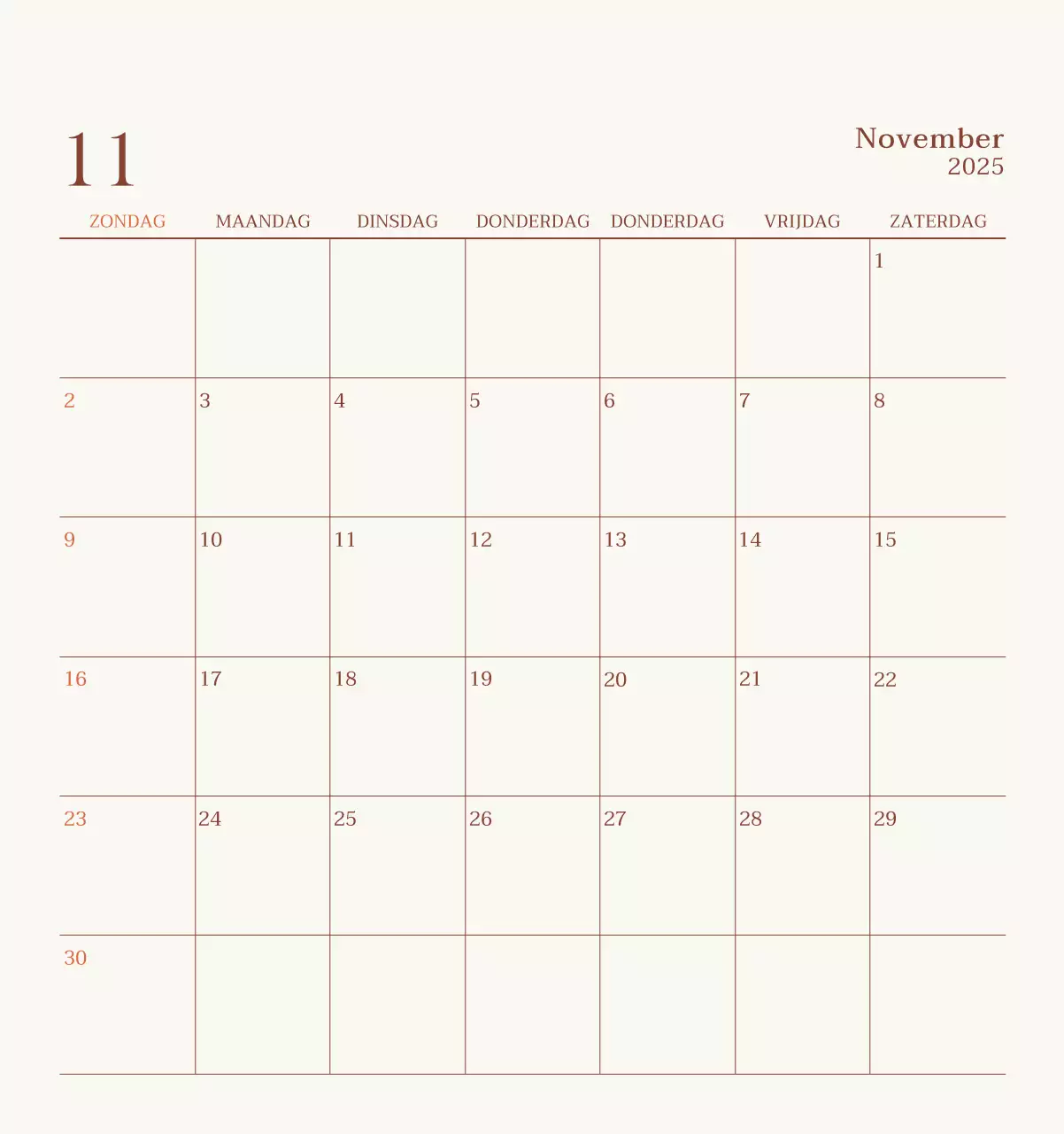 Promote Beige Vintage Café