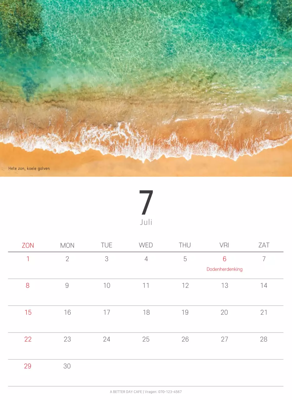 Witte schone botanische natuurkalender