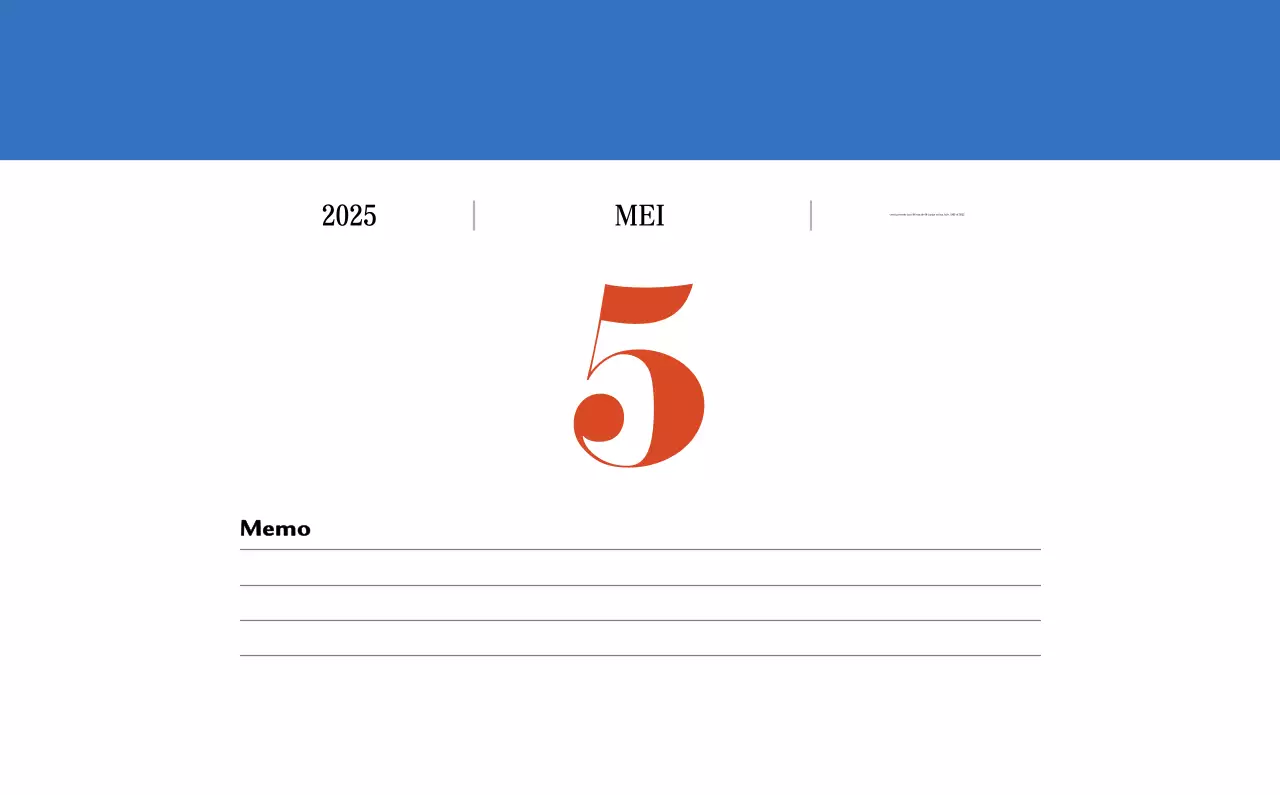 Retro concept memory kalender in rood